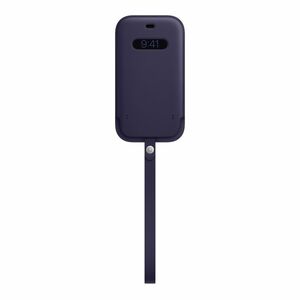 Apple Leather Sleeve with MagSafe Deep Violet for iPhone 12 Pro/12