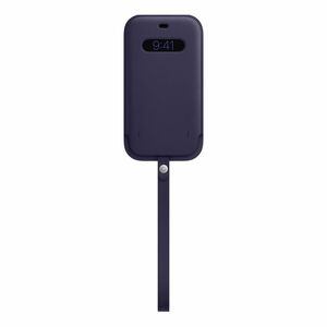 Apple Leather Sleeve with MagSafe Deep Violet for iPhone 12 Pro Max