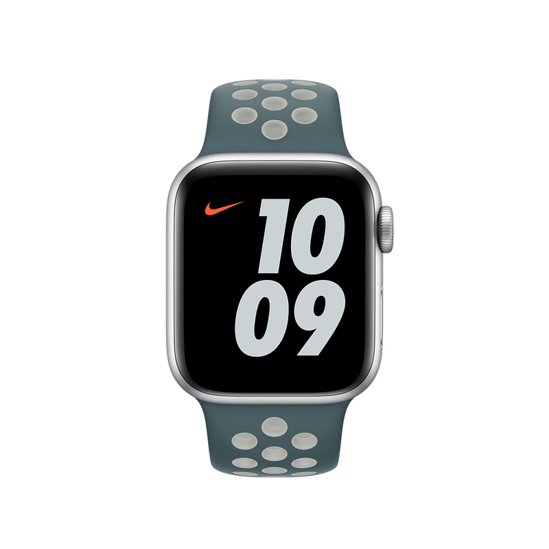Apple 40mm Hasta/Light Silver Nike Sport Band Regular (Compatible with Apple Watch 38/40/41mm)