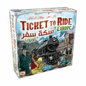 Days Of Wonder Ticket To Ride Europe Board Game (Arabic/English)