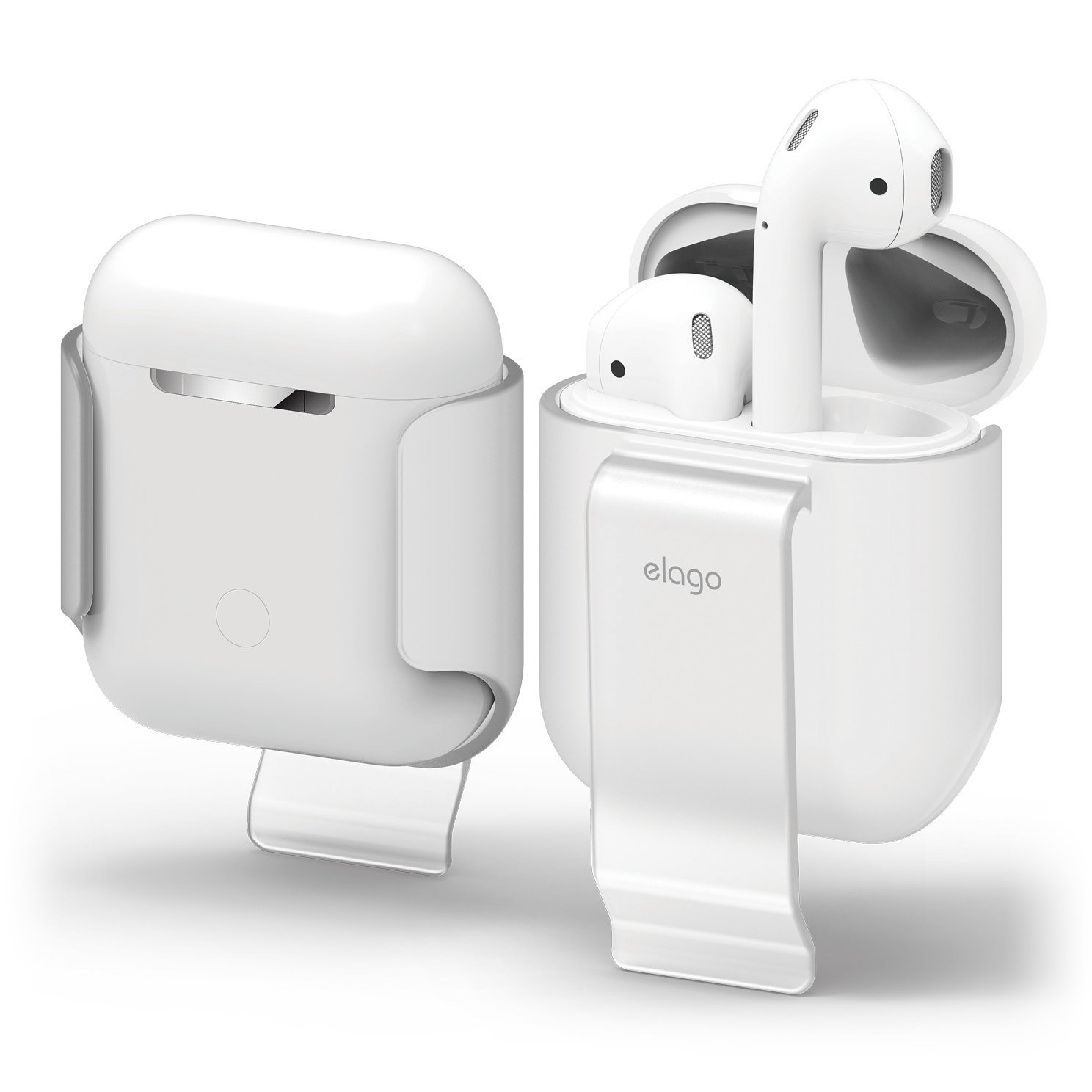 Elago Carrying Clip Froasted Transparent for AirPods