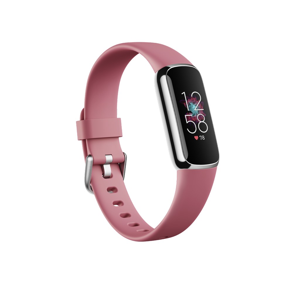 Fitbit Luxe Orchid/Platinum Fitness + Wellness Tracker