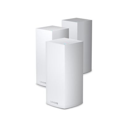 Linksys Velop Whole Home Intelligent Mesh Wi-Fi 6 (Ax4200) System Tri-Band Pack of 3 White
