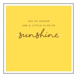 Alice Scott Little Slice Of Sunshine Greeting Card (160 x 156mm)