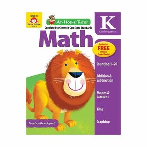 At Home Tutor Math Grade K | Evan Moor