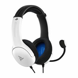 PDP LVL40 White Wired Gaming Headset for Sony PlayStation PS5/PS4