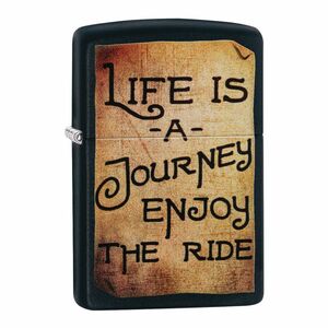 Zippo 218 CI412260 Life Is A Journey Design Lighter