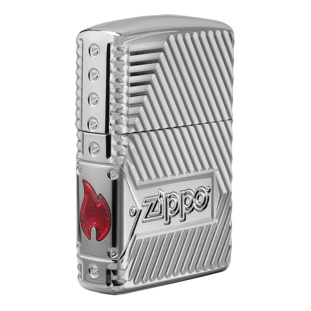 Zippo 29672 167 Zippo Bolts Design Lighter