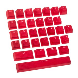 Ducky Rubber Double Shot Backlit 31 Keycap Set - Red