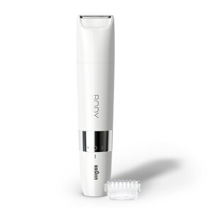 Braun BS1000 Wet & Dry Body Mini Trimmer With Trimming Comb White
