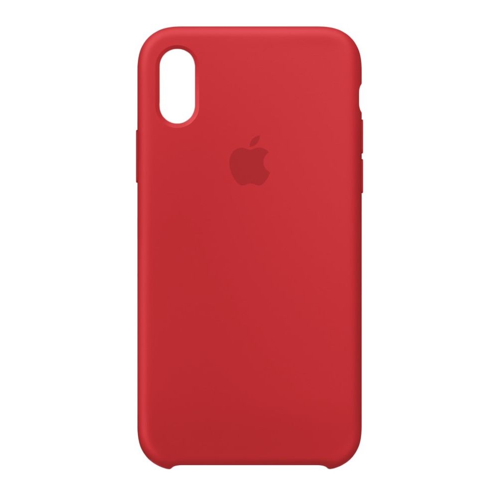 Apple Silicone Case Red for iPhone X