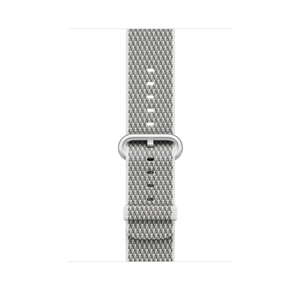 Apple White Check Woven Nylon for Apple Watch 42mm (Compatible with Apple Watch 42/44/45mm)