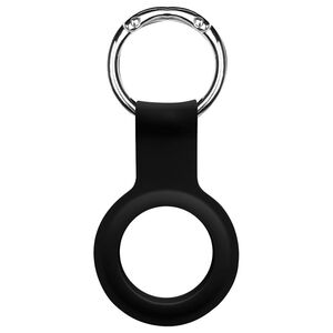 Devia Airtag Silicone Key Ring Black