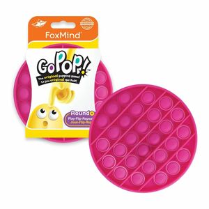 Foxmind Games Go Pop! Roundo Popping Game Hot Pink