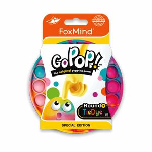 Foxmind Games Go Pop! Roundo Popping Game - Tie-Dye