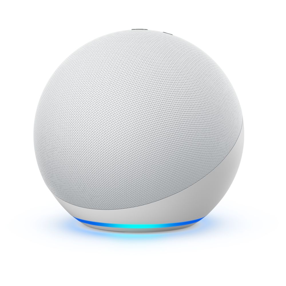 Amazon Echo (4th Gen) Smart Speaker with Alexa -Glacier White