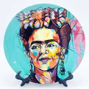 Art Wow Sassy Frida 8 Inch Decorative Plate with Stand