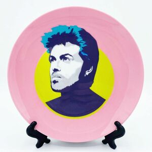 Art Wow George Michael 8 Inch Decorative Plate with Stand