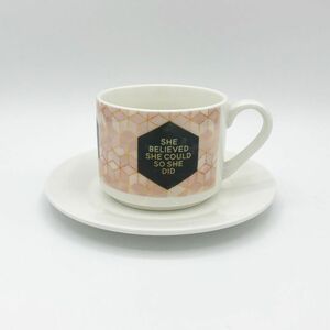 Art Wow She Believed Cup & Saucer 170 ml