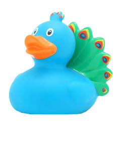 Lilalu Peacock Rubber Duck