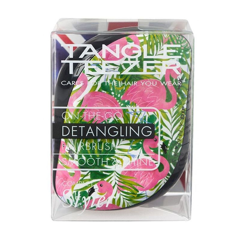 Tangle Teezer Compact Styler Hair Brush - Skinny Dip Palm