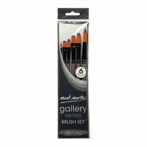Mont Marte Paint Brush Gallery Series (Set of 6)