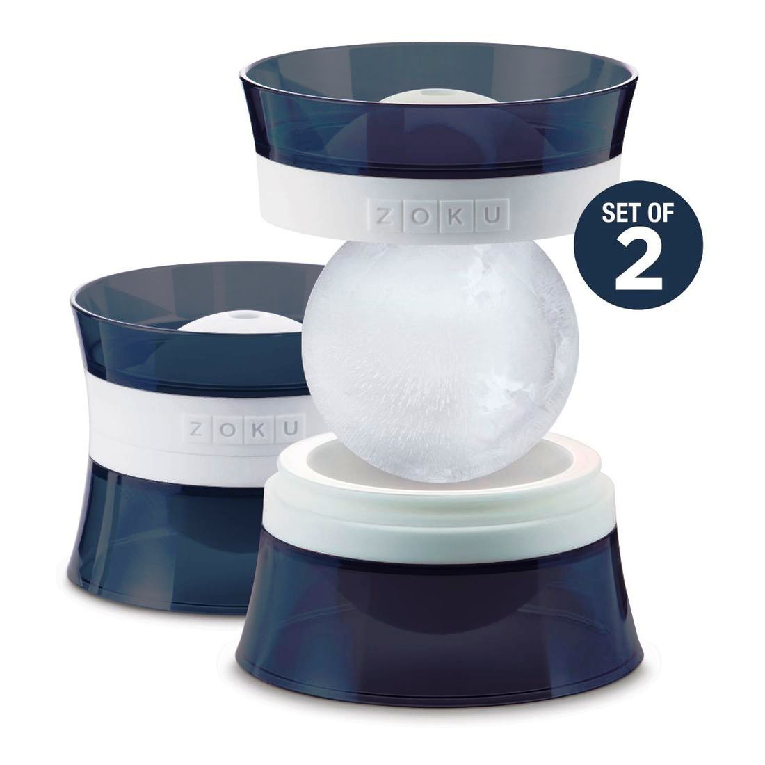Zoku Ice Sphere Mold Black (Set Of 2)