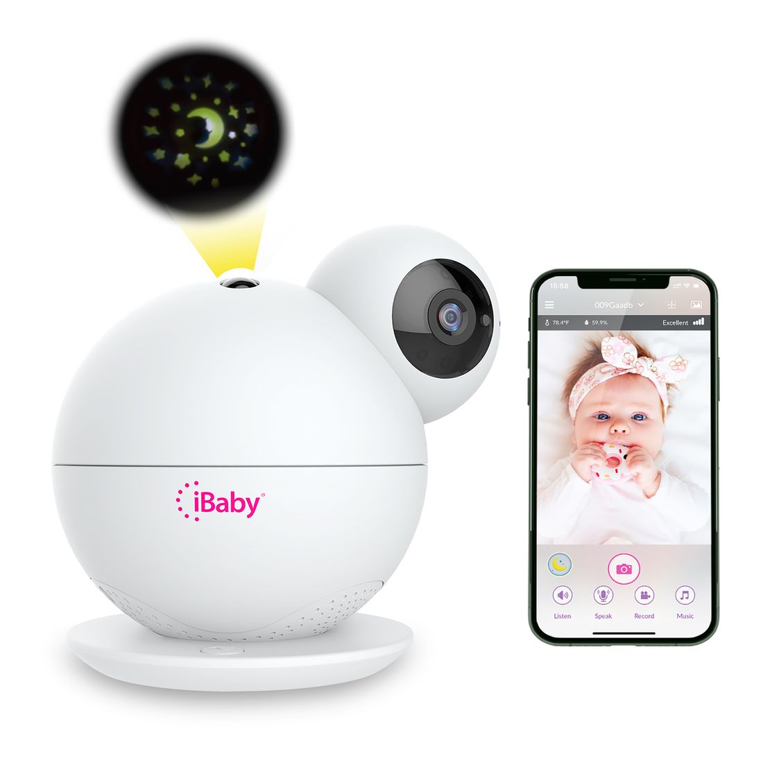 iBaby M8 2K Smart Baby Monitor