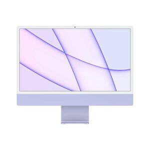 Apple iMac 24-Inch Retina 4.5K Apple M1 Chip with 8-Core CPU/GPU 1TB 4 Ports Purple (Arabic/English)