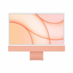 Apple iMac 24-Inch Retina 4.5K Apple M1 Chip with 8-Core CPU/GPU 1TB 4 Ports Orange (Arabic/English)