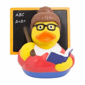 Lilalu Female Teacher Rubber Duck