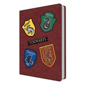 Blue Sky Studios Harry Potter Velcro Notebook with Patches