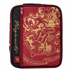 Blue Sky Studios Harry Potter Deluxe 2-Pocket Lunch Bag Burgundy Crest