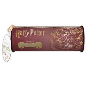Blue Sky Studios Harry Potter Barrel Pencil Case Burgundy Crest