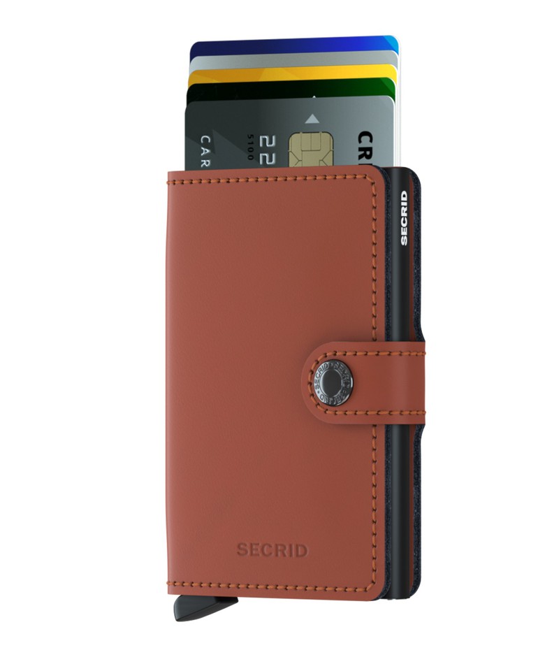 Secrid Mini Wallet Matte Brick/Black