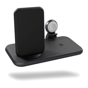 Zens 4-In-1 Stand + Watch Wireless Charger Aluminium