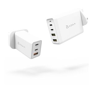 Adam Elements OMNIA Pro USB-C PD / QC 3.0 GaN 100W Fast Charging Kit - White