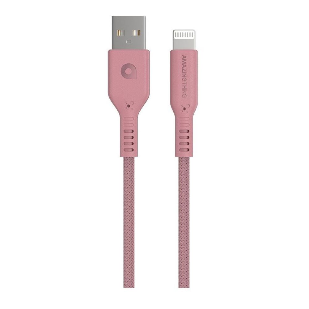 Amazing Thing Speed Pro Zeus USB-A to Lightning Cable 1.1M Pink