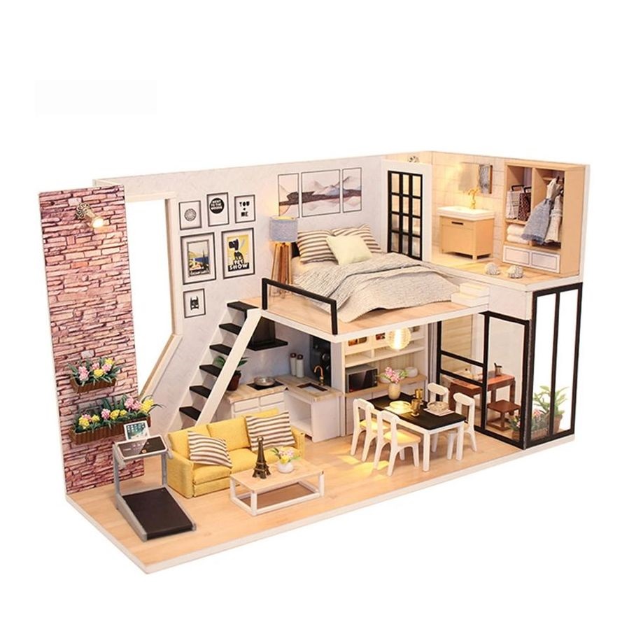 Cottage Give You Happiness DIY Dollhouse