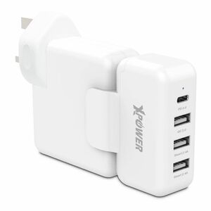 Xpower Wc4M Power Expander for Apple Power Adapter White