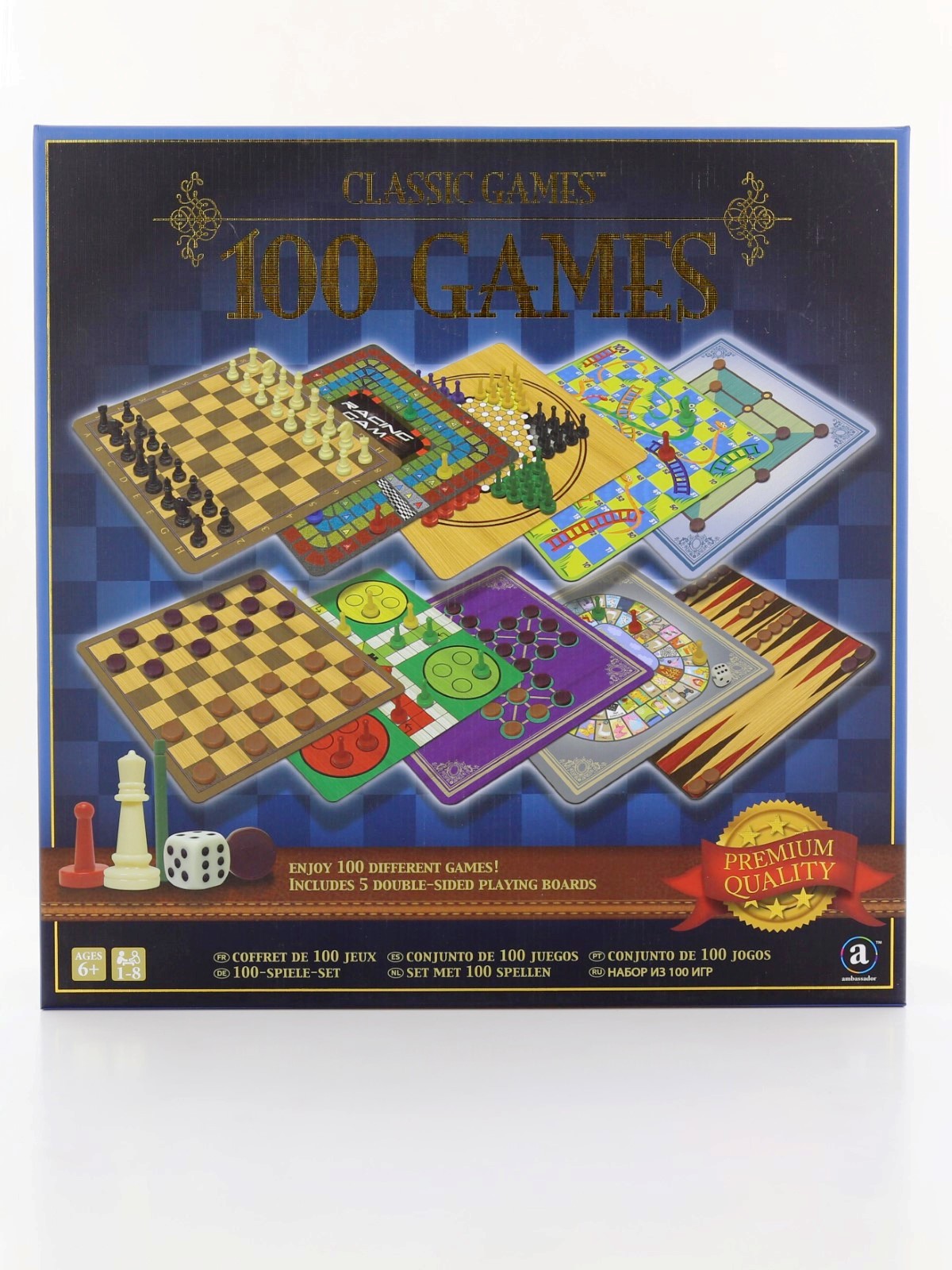 Merchant Ambassador Classic 100 Board Games Set