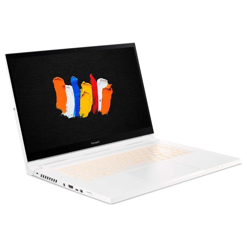 Acer Conceptd 3 Ezel Laptop i7-10750H/16GB/1TB SSD/NVIDIA Quadro T1000 4GB/15.6 FHD Display T/144Hz/Win 10 Pro/White