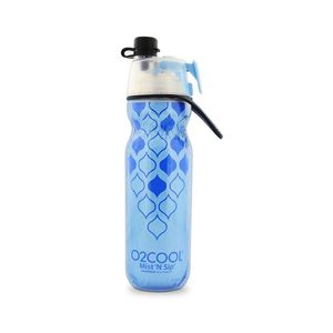 O2Cool Classic Elite Mist'N Sip Insulated Articsqueeze Colors 20Oz Yoga Blue 590ml