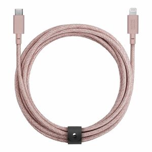 Native Union Belt USB-C to Lightning Charging Cable 3M Rose