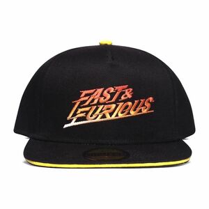 Difuzed Universal Fast & Furious Gradient Logo Snapback Cap Black