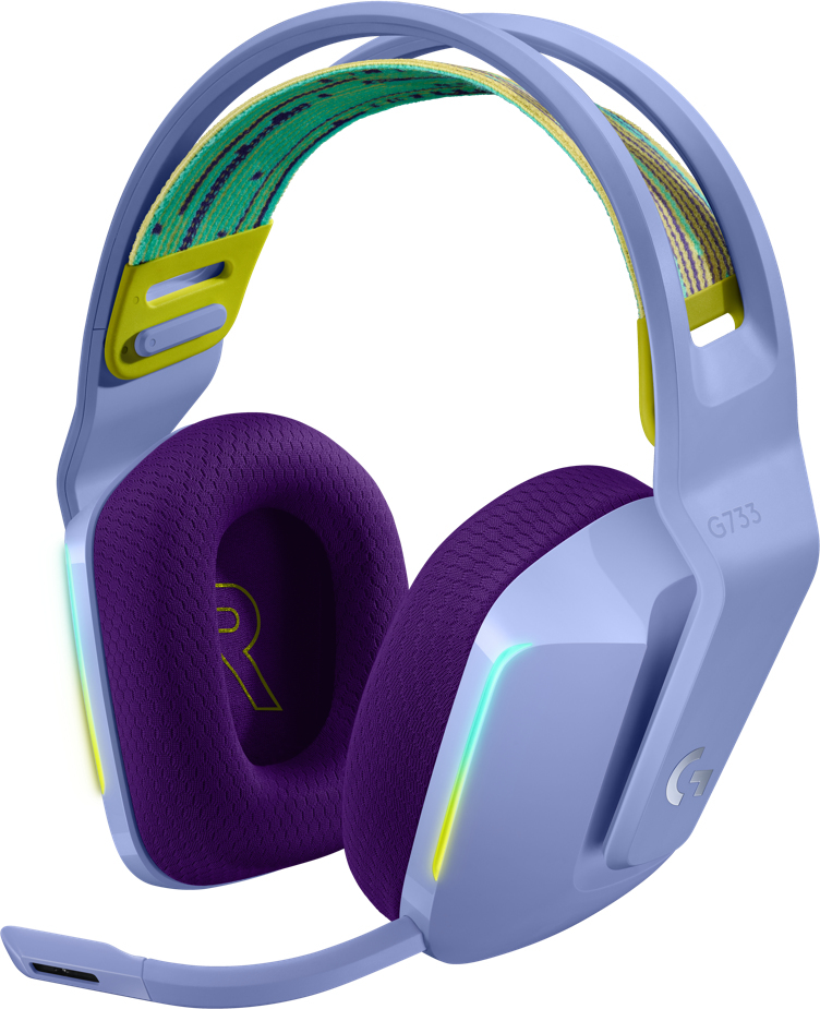 Logitech G733 Lightspeed Wireless Gaming Headset Lilac