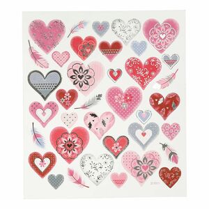 Creativ Stickers Hearts 15X16,5 cm 1 Sheet