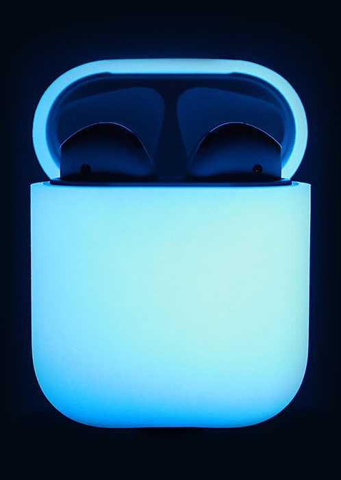 Elago Silicone Case Nightglow Blue for AirPods
