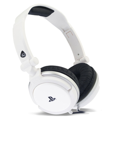 4Gamers Wired Stereo White Gaming Headset Ps4/Ps Vita