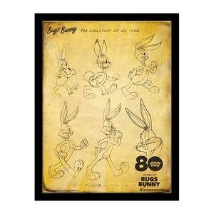 Pyramid International Looney Tunes Bugs Bunny The Evo Of An Icon (Memorabilia) (30 x 40cm)